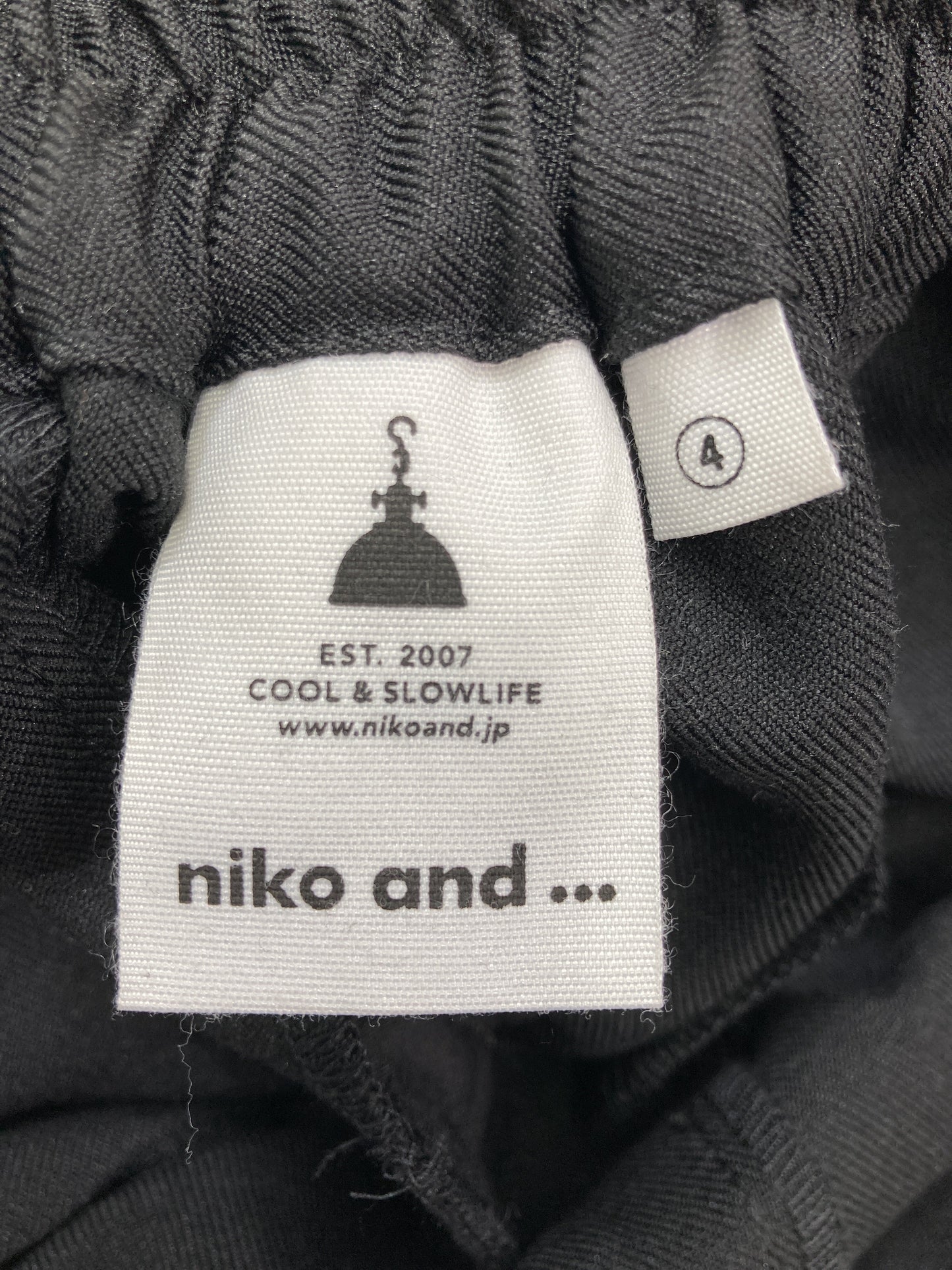 niko and .../ニコアンド/その他パンツ/パンツ/ブラック/4