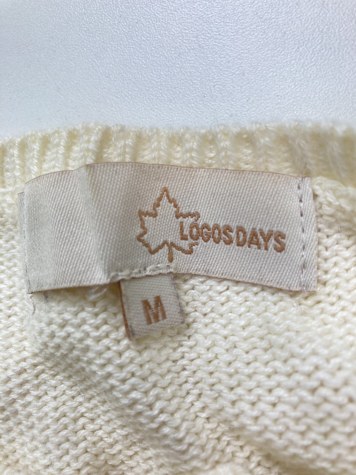 LOGOS DAYS/ニット/セーター/トップス/ホワイト/M