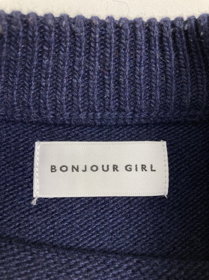 BONJOUR GIRL/ボンジュールガール/ニット/セーター/トップス/ネイビー