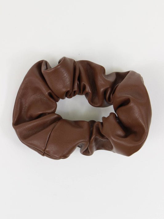 シュシュ/ヘアアクセサリー/ブラウン