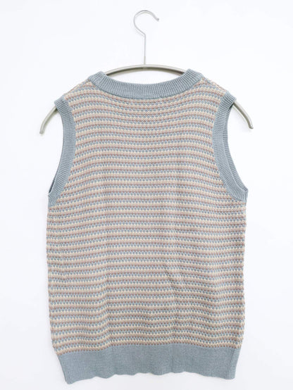 ems excite/エムズエキサイト/ベスト/トップス/グレー/F