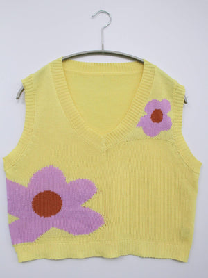 ベスト/トップス/イエロー