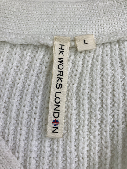 HK WORKS LONDON/カーディガン/ボレロ/トップス/ホワイト/L