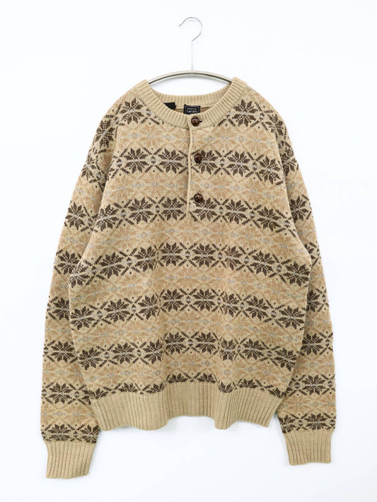 pierre cardin/ニット/セーター/トップス/ベージュ/L