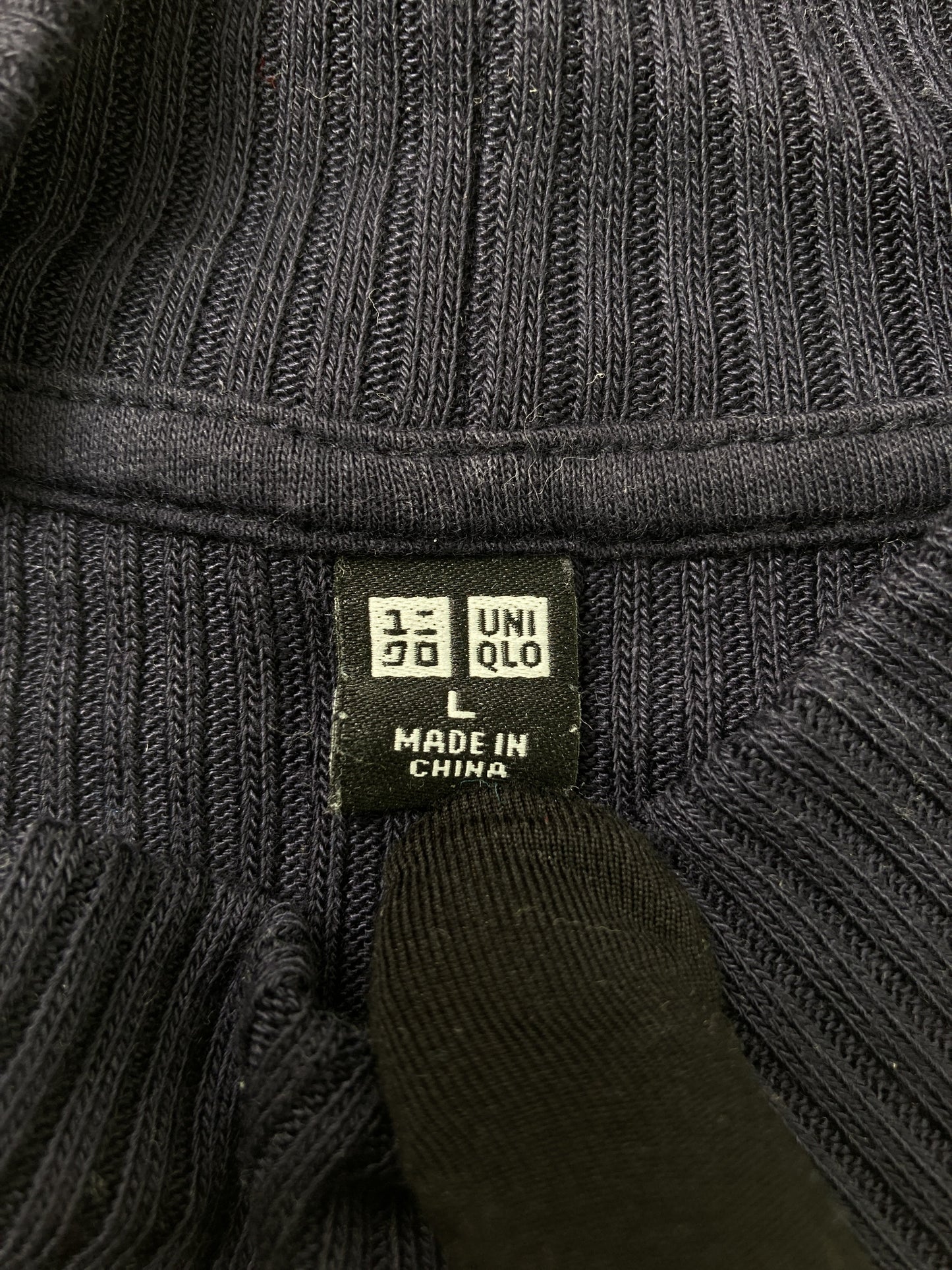 UNIQLO/ユニクロ/ニット/セーター/トップス/ブラック/L