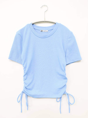 ZARA/ザラ/ニット/セーター/トップス/スカイブルー/M
