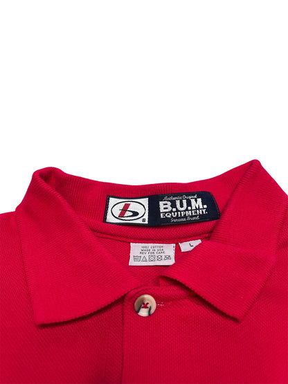 B.U.M. EQUIPMENT/ポロシャツ/トップス/レッド/L