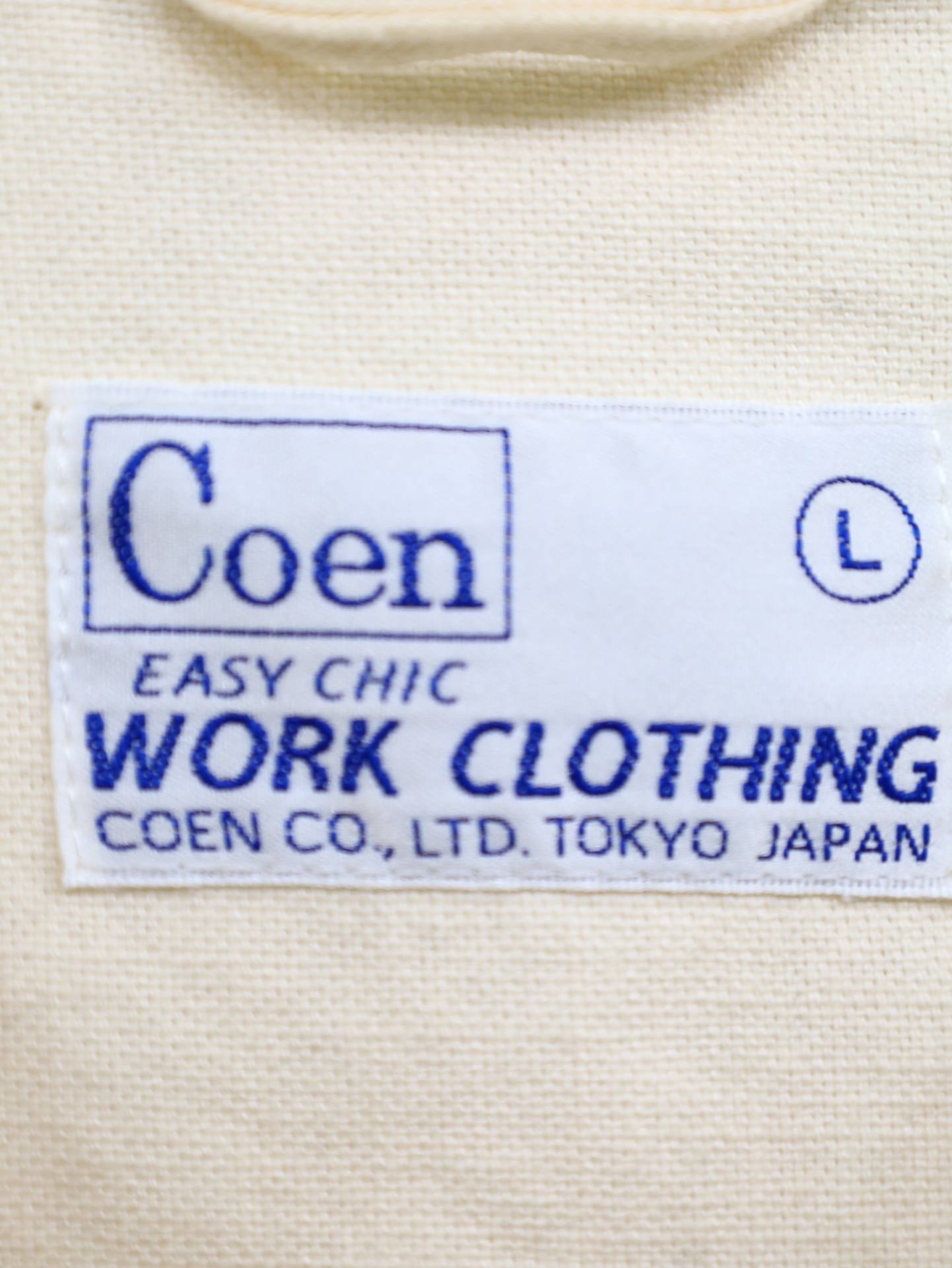 coen/その他アウター/ジャケット/アウター/アイボリー/L
