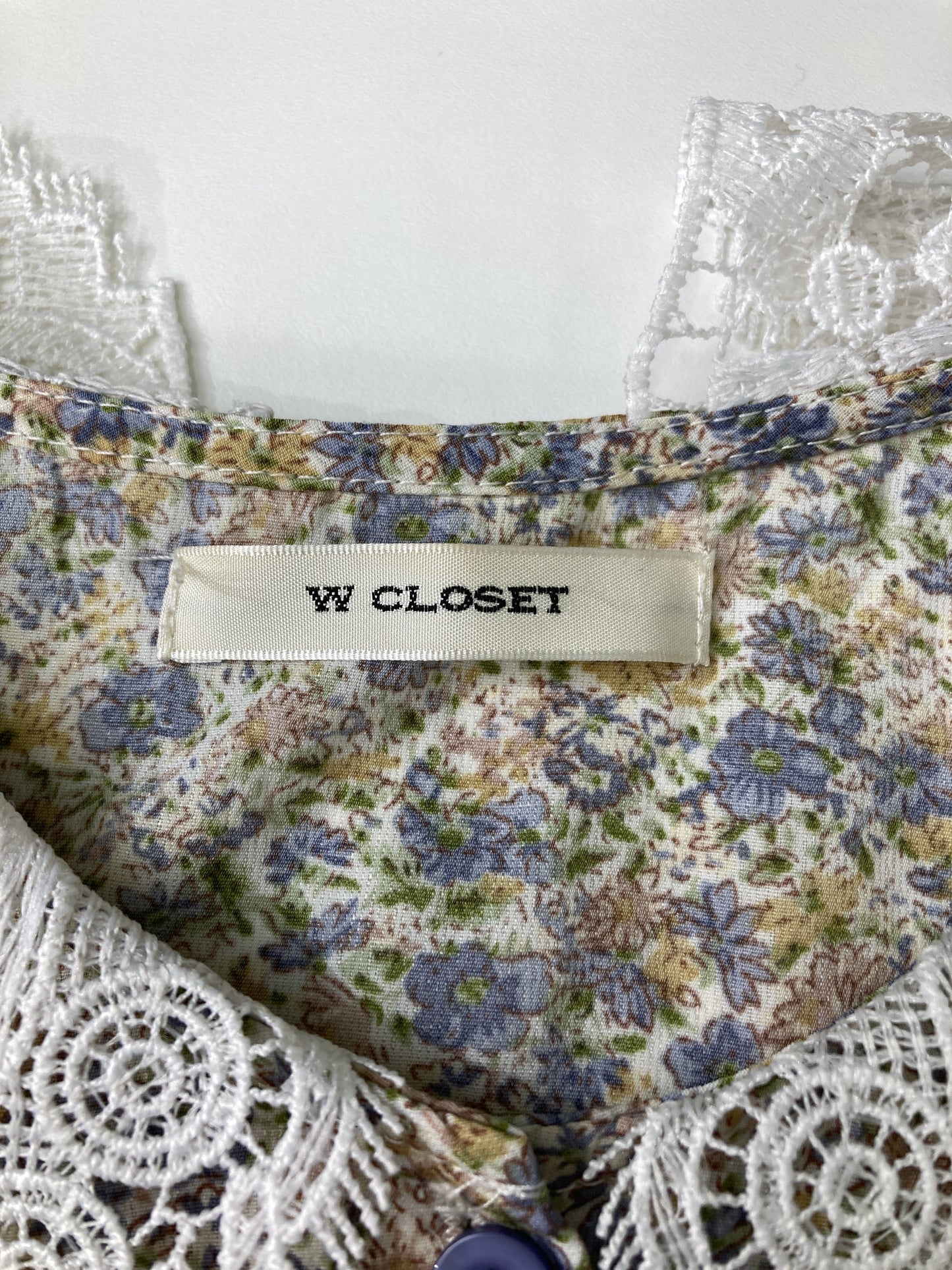 w closet/ダブルクローゼット/シャツワンピース/ワンピース/ドレス/ベージュ/M