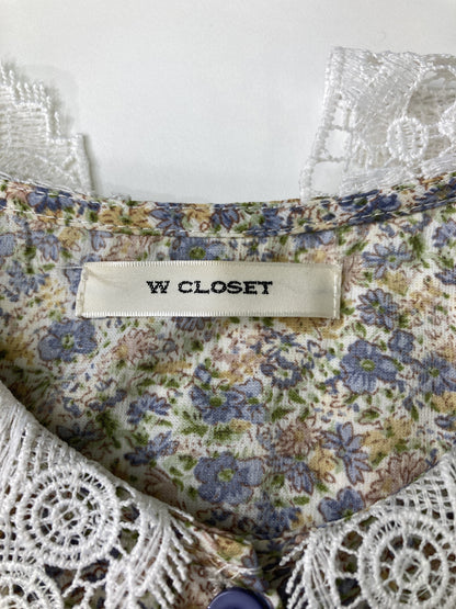 w closet/ダブルクローゼット/シャツワンピース/ワンピース/ドレス/ベージュ/M