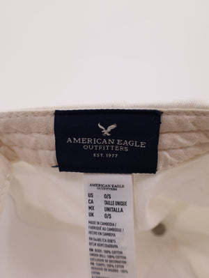 AMERICAN EAGLE/アメリカンイーグル/キャップ/帽子/ホワイト/S