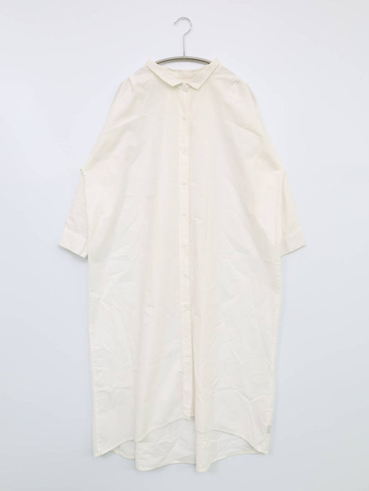 merlot/シャツワンピース/ワンピース/ドレス/ホワイト