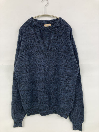 FLATIRON MILLS/ニット/セーター/トップス/ネイビー/XL