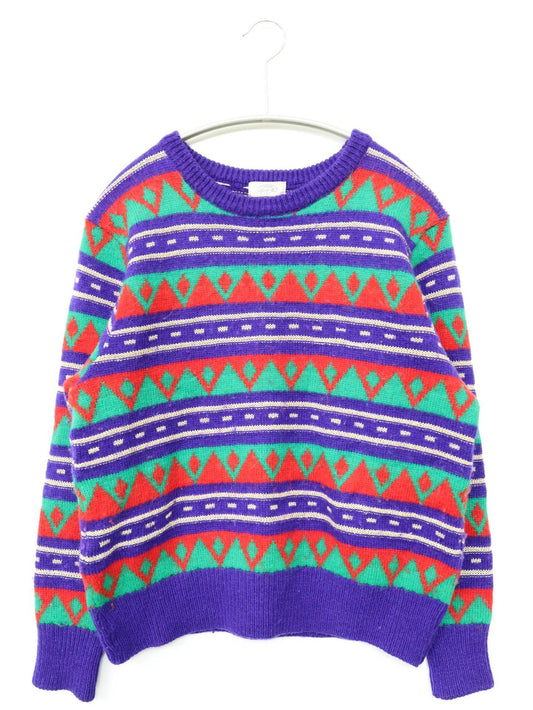 ニット/セーター/トップス/ブルー/S