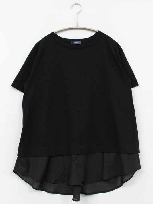 SHIPS/シップス/Tシャツ/カットソー/トップス/ブラック