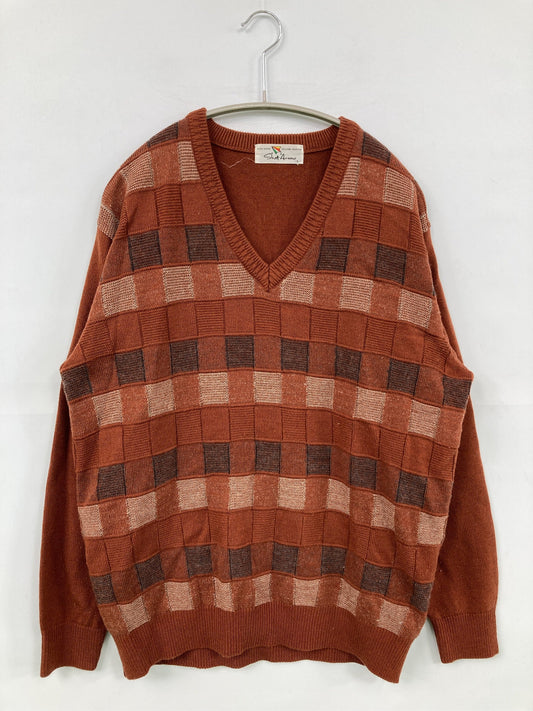 shot arrow/ニット/セーター/トップス/ブラウン/L