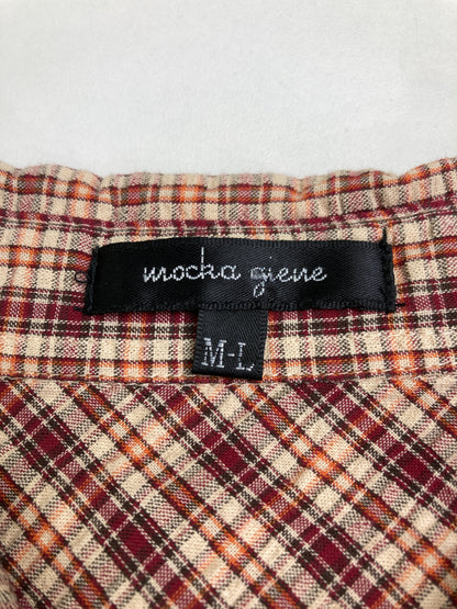 mocka giene/シャツ/ブラウス/トップス/ブラウン/M-L