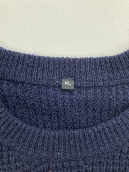 ニット/セーター/トップス/ネイビー/XL