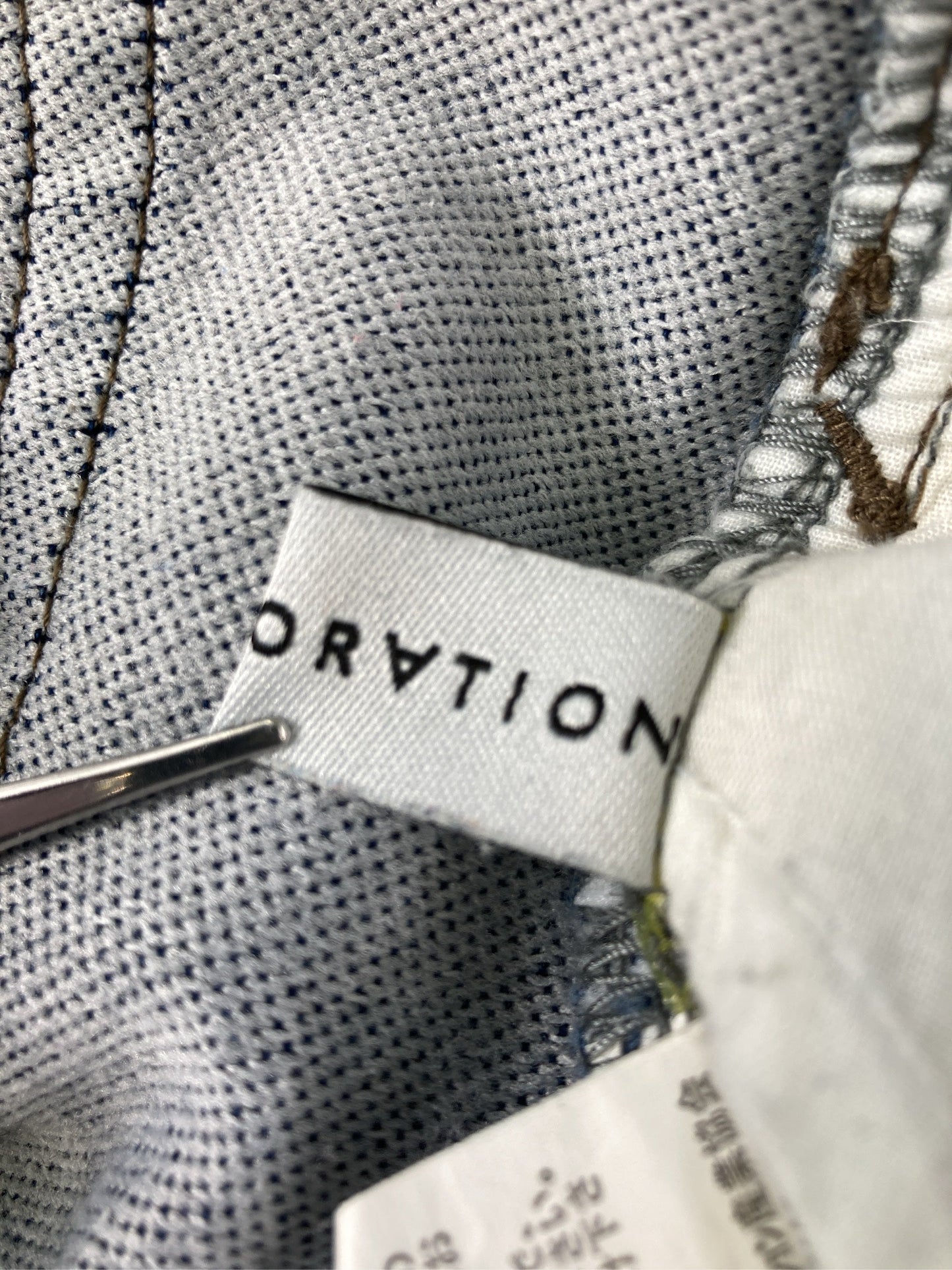 デニムパンツ/パンツ/ブルー/LL