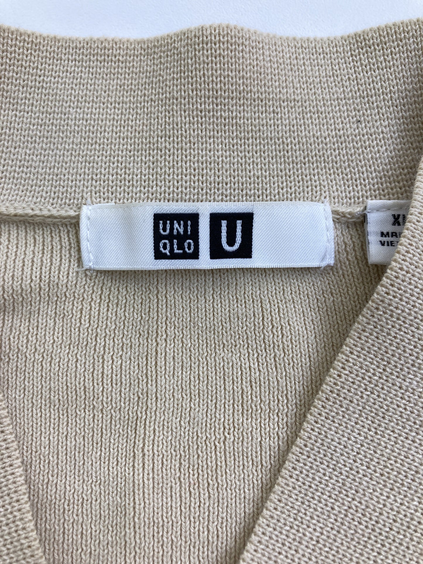 UNIQLO U/ユニクロユー/カーディガン/ボレロ/トップス/ベージュ/XL