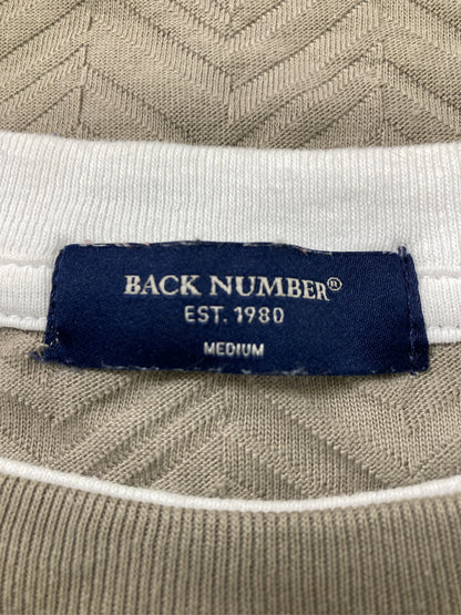BACK NUMBER/バックナンバー/Tシャツ/カットソー/トップス/ベージュ/M