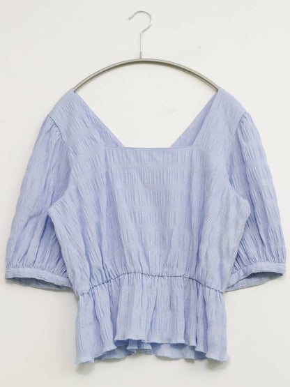 w closet/ダブルクローゼット/シャツ/ブラウス/トップス/スカイブルー/F