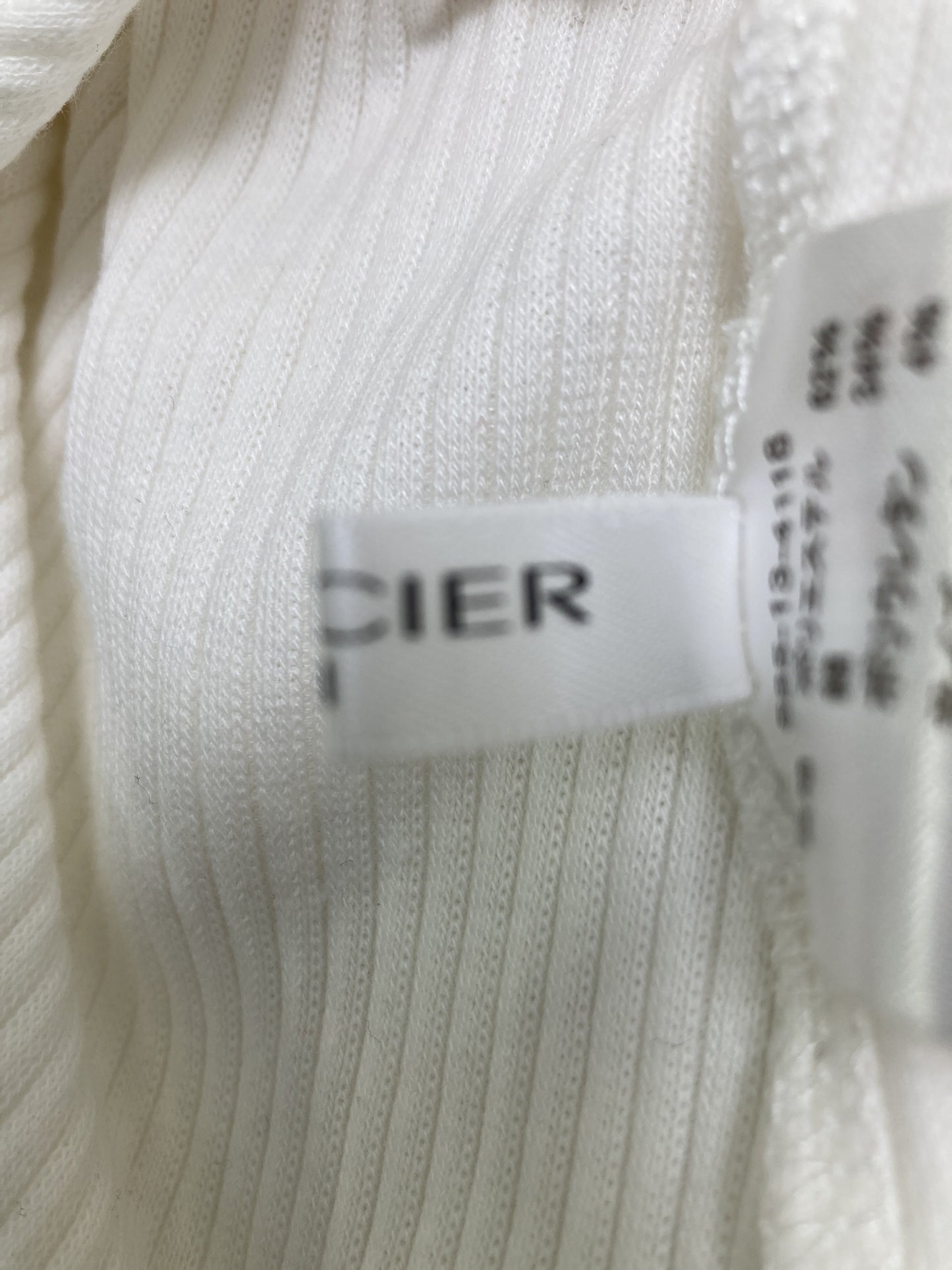 GLACIER/グラシア/ニット/セーター/トップス/ホワイト/M