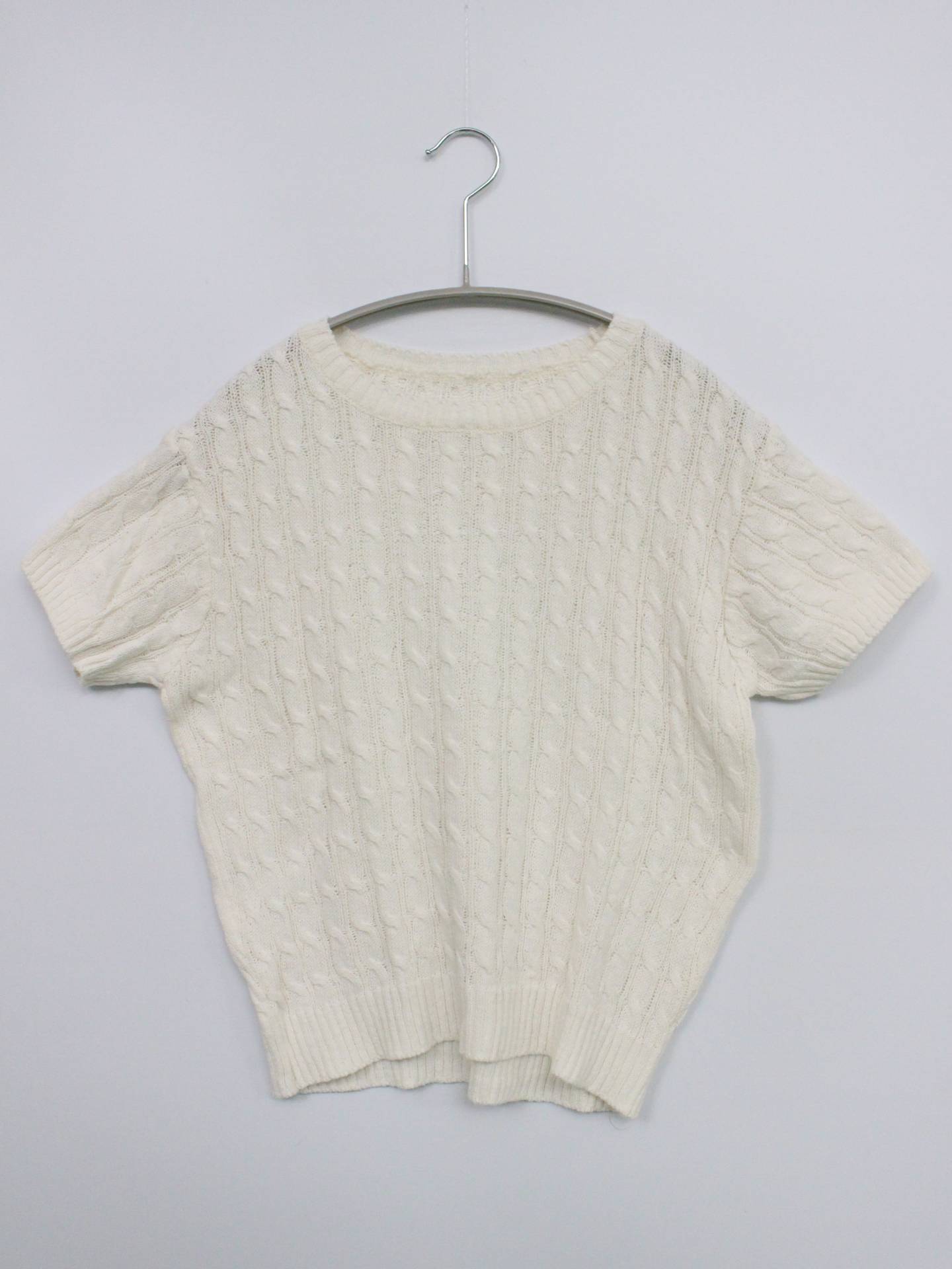 ニット/セーター/トップス/ホワイト