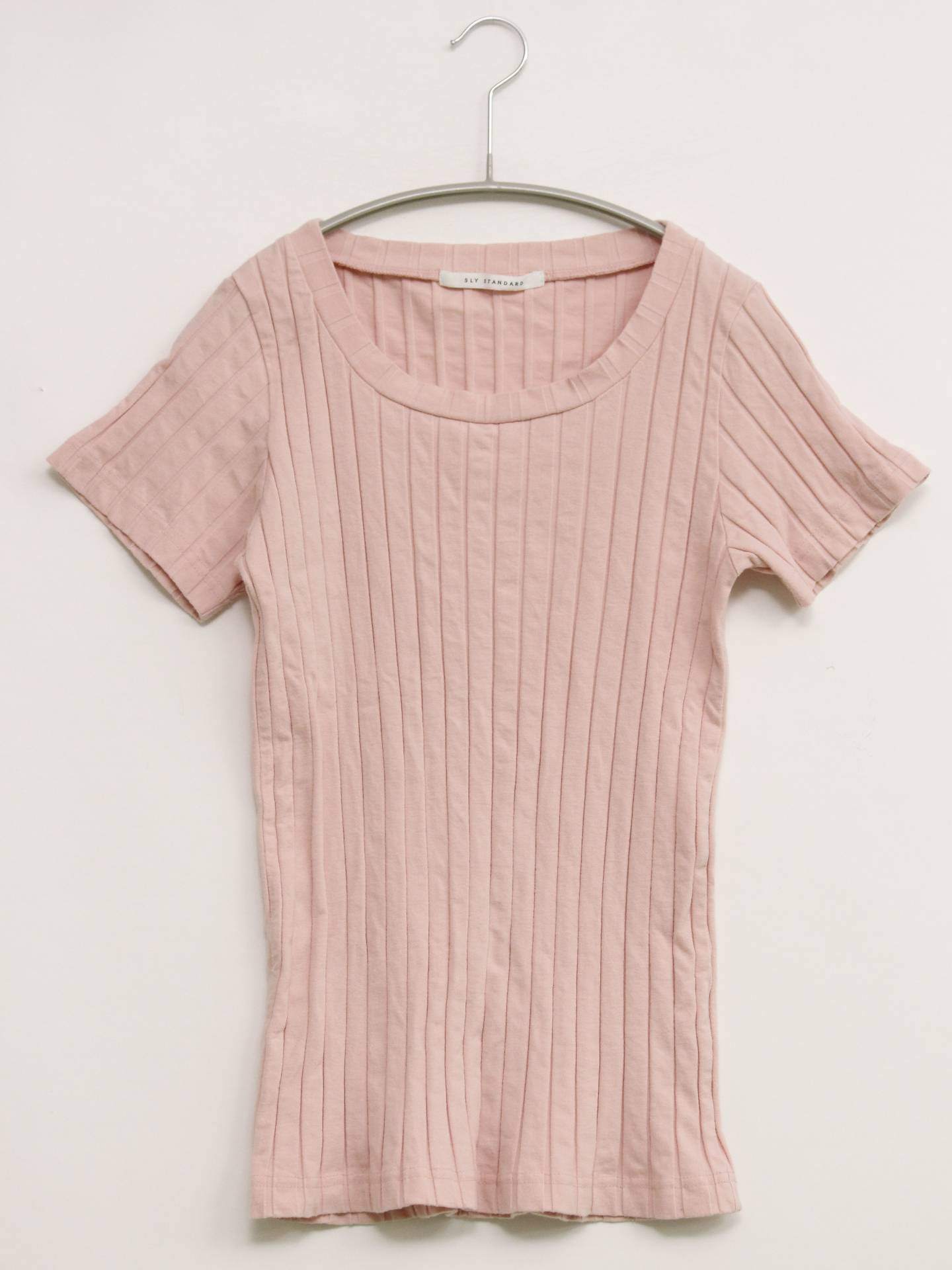 SLY STANDARD/Tシャツ/カットソー/トップス/ピンク/165/84A