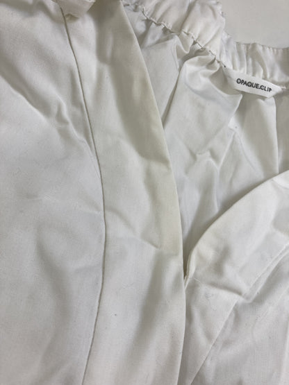 OPAQUE.CLIP/オペークドットクリップ/シャツワンピース/ワンピース/ドレス/ホワイト/38/M