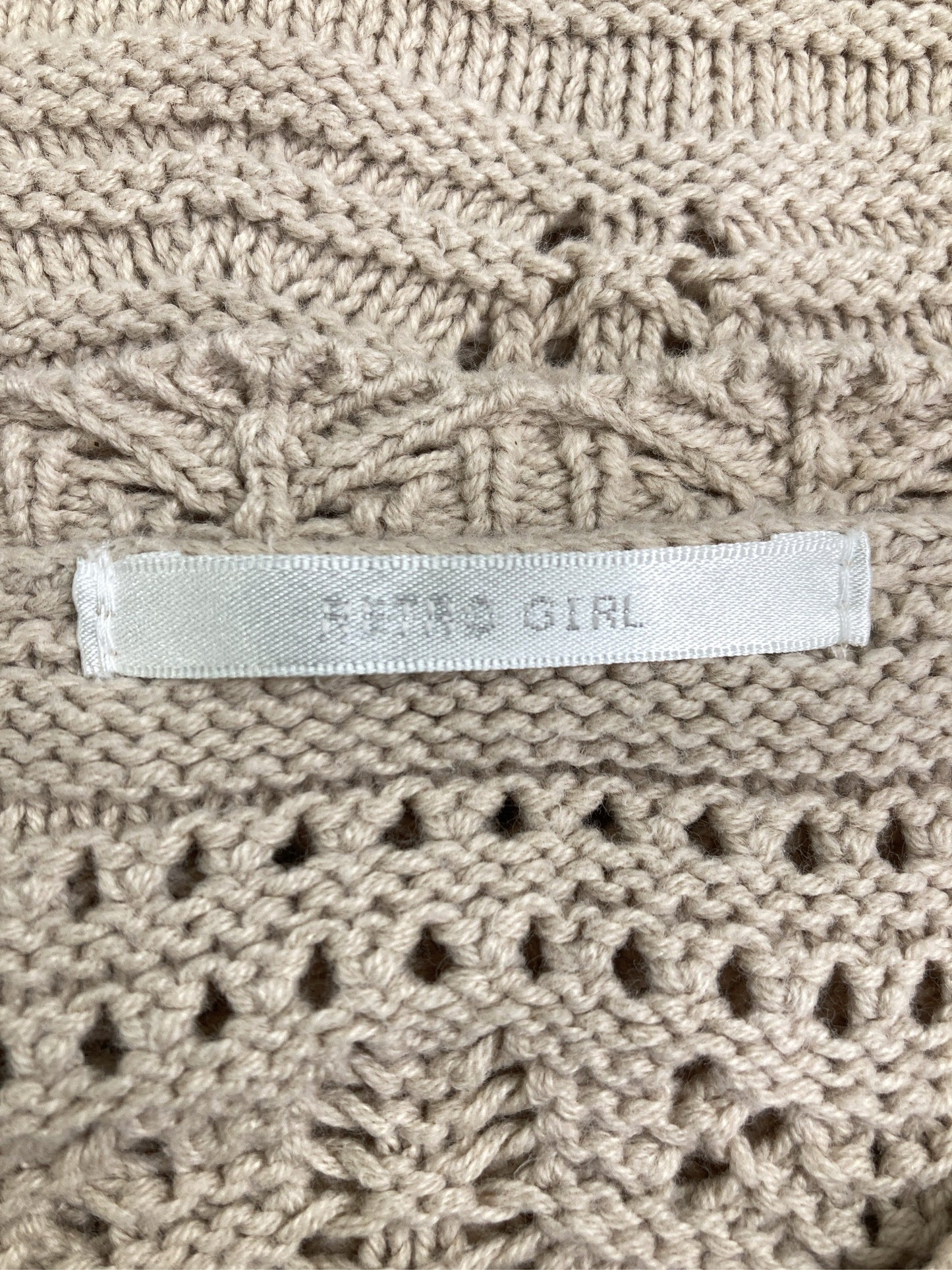 RETRO GIRL/レトロガール/ニット/セーター/トップス/ベージュ/M