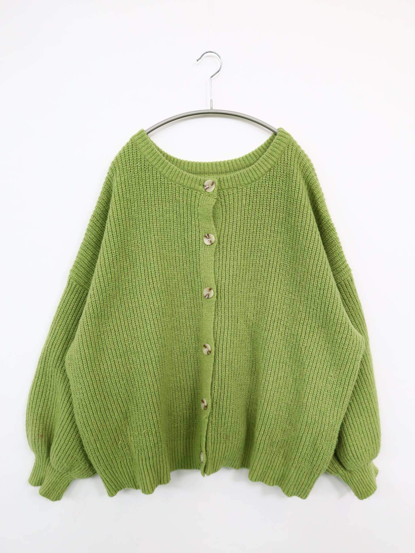 shelly island/カーディガン/ボレロ/トップス/ライトグリーン/F