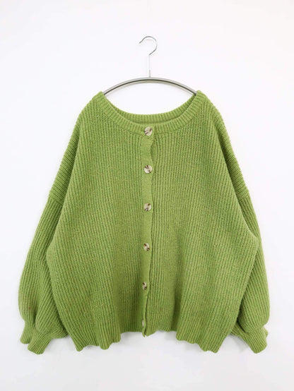 shelly island/カーディガン/ボレロ/トップス/ライトグリーン/F