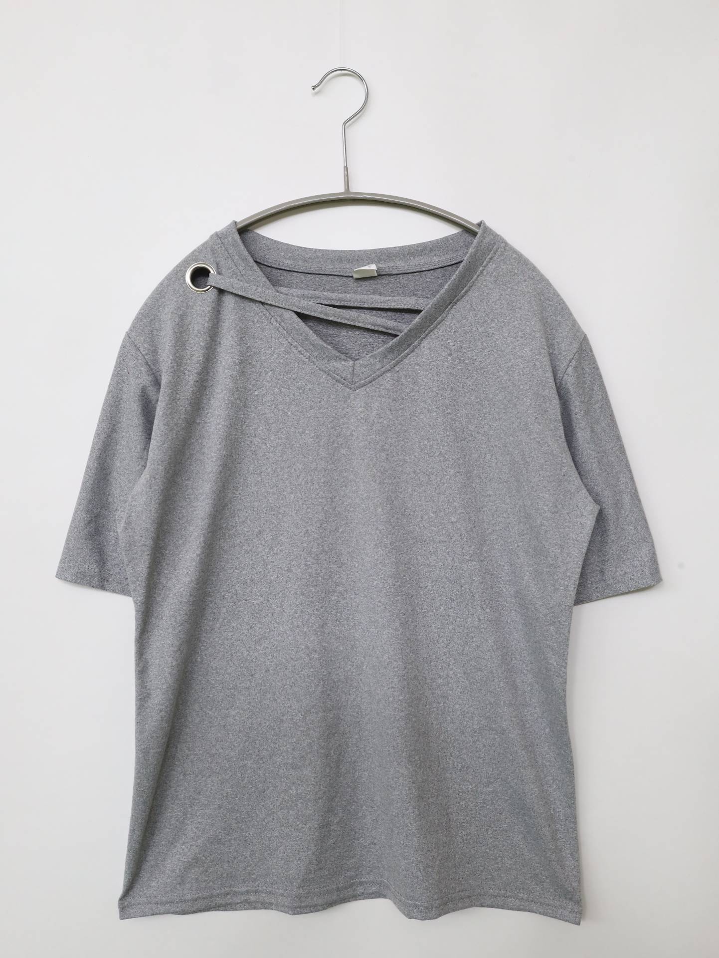 Tシャツ/カットソー/トップス/グレー/L