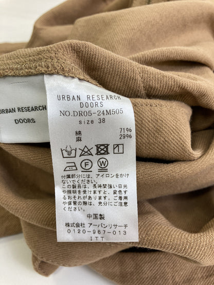 URBAN RESEARCH DOORS/アーバンリサーチドアーズ/サロペット/オーバーオール/オールインワン・サロペット/ベージュ/38