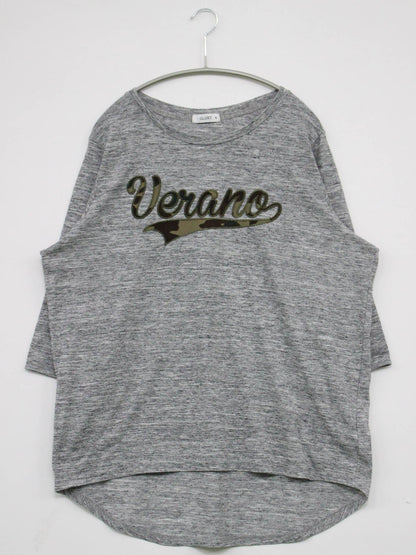 GLORY/Tシャツ/カットソー/トップス/グレー/3L