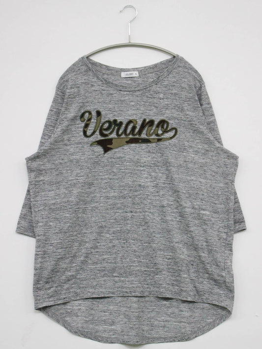 GLORY/Tシャツ/カットソー/トップス/グレー/3L