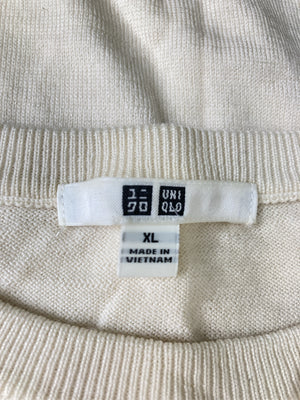 UNIQLO/ユニクロ/Tシャツ/カットソー/トップス/ホワイト/XL