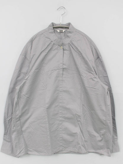 UNIQLO U/ユニクロユー/シャツ/ブラウス/トップス/シルバー/L