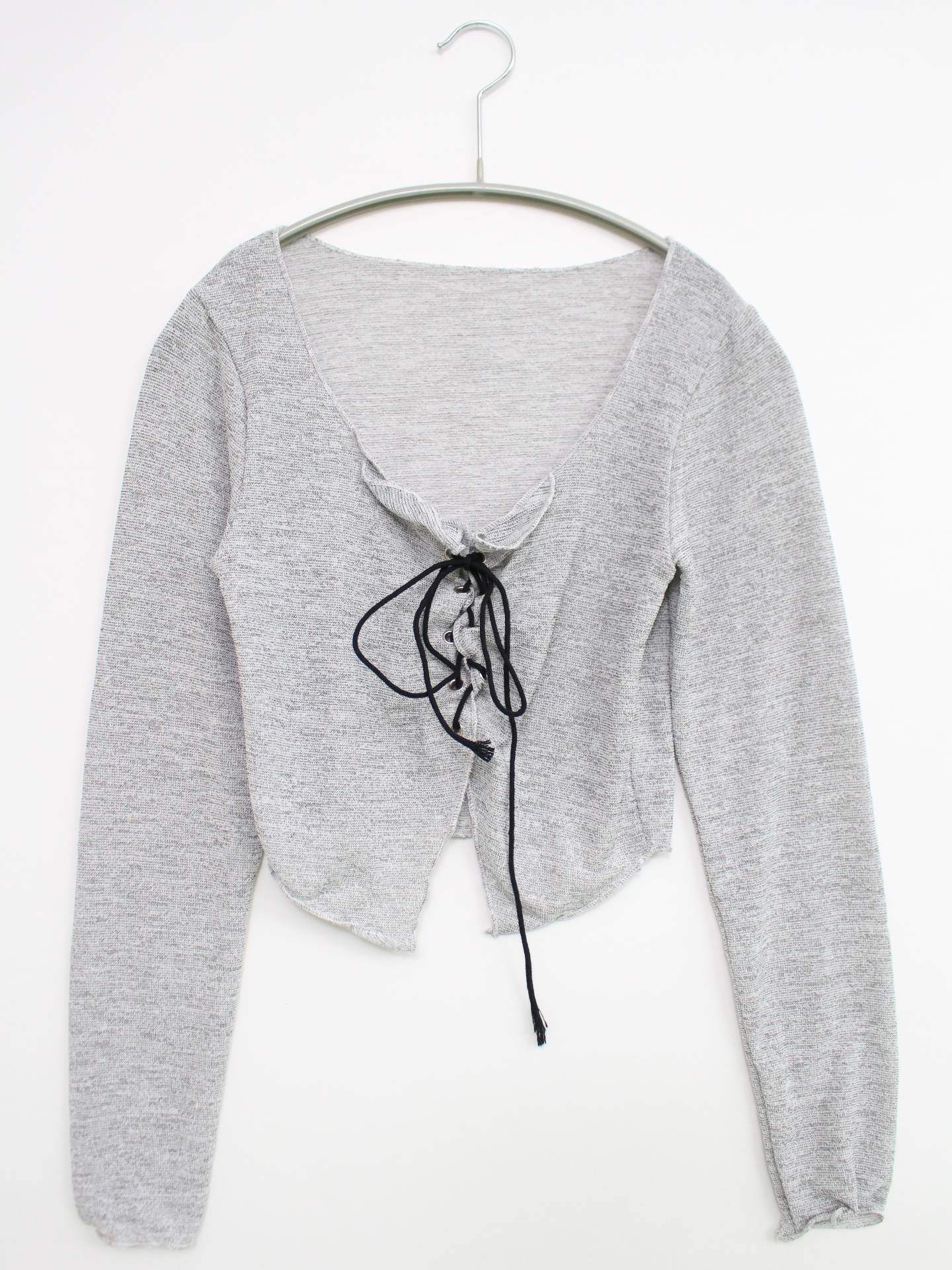 ニット/セーター/トップス/グレー