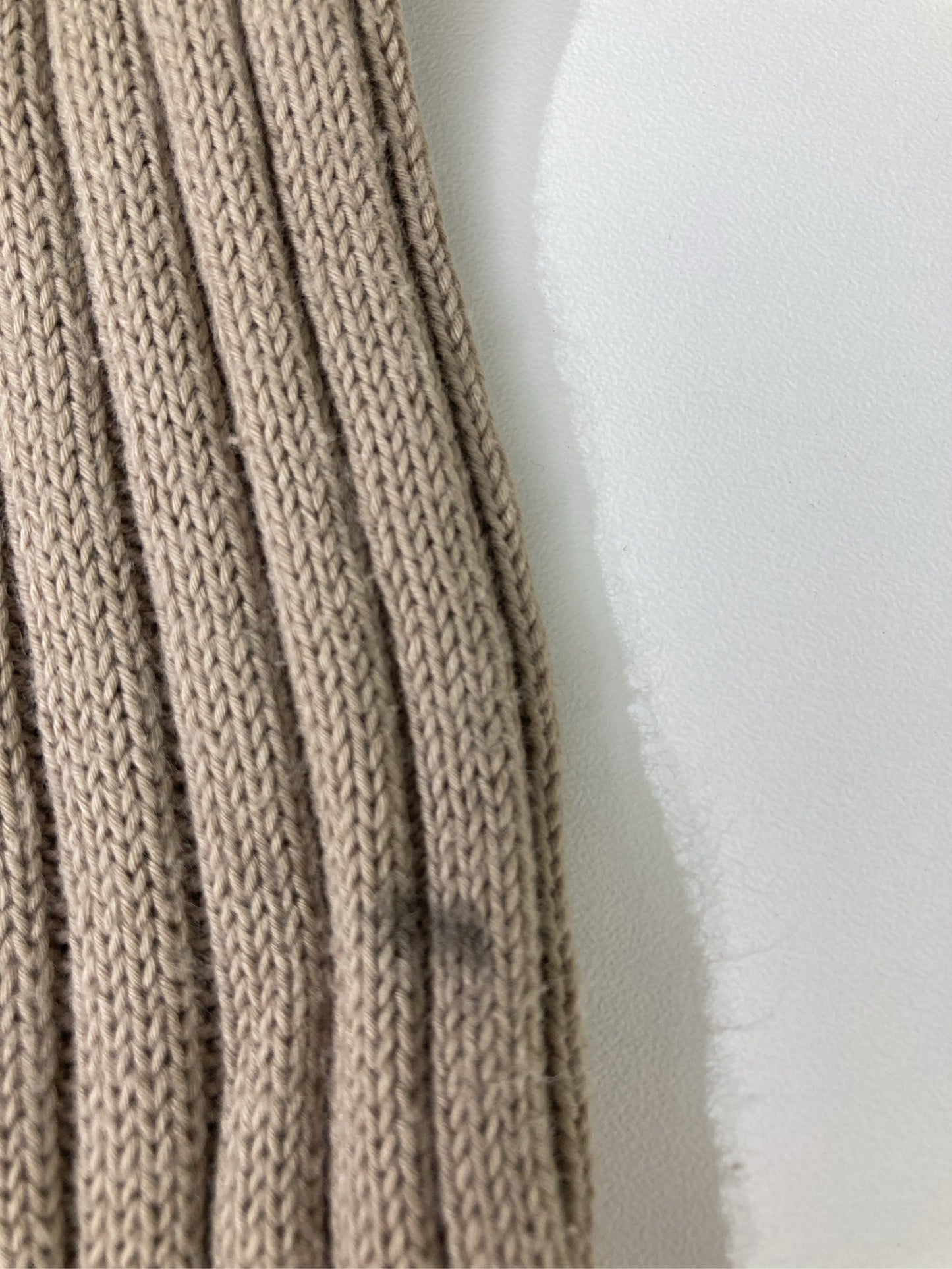 ニット/セーター/トップス/ベージュ/M