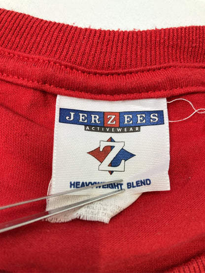 JERZEES/ジャージーズ/Tシャツ/カットソー/トップス/レッド