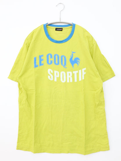 le coq sportif/Tシャツ/カットソー/トップス/イエロー