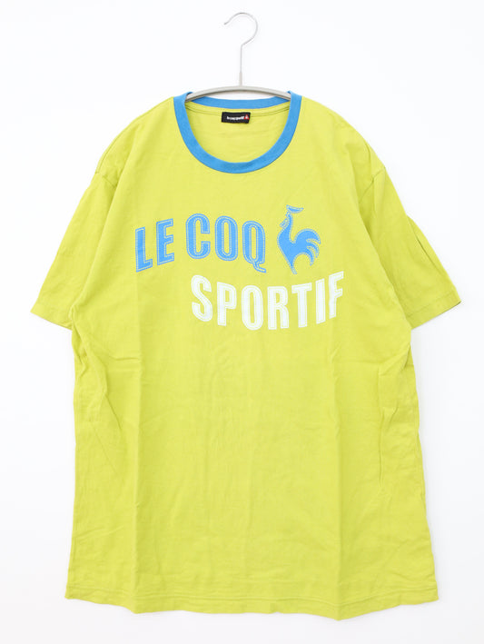 le coq sportif/Tシャツ/カットソー/トップス/イエロー