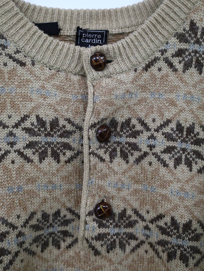 pierre cardin/ニット/セーター/トップス/ベージュ/L