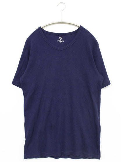 NAVY/Tシャツ/カットソー/トップス/ネイビー/L