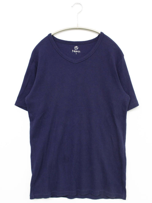 NAVY/Tシャツ/カットソー/トップス/ネイビー/L