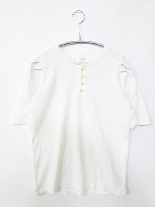 BONLECILL/Tシャツ/カットソー/トップス/ホワイト/F