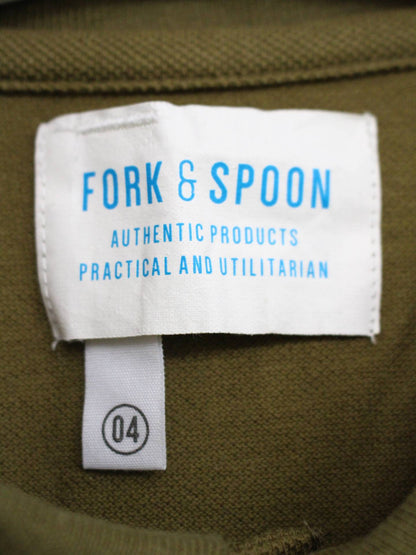 FORK&SPOON/ポロシャツ/トップス/ブラウン/04