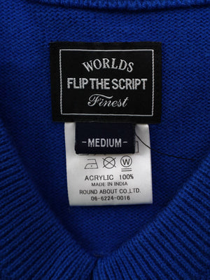 FLIP THE SCRIPT/フリップザスクリプト/ベスト/トップス/ブルー/MEDIUM